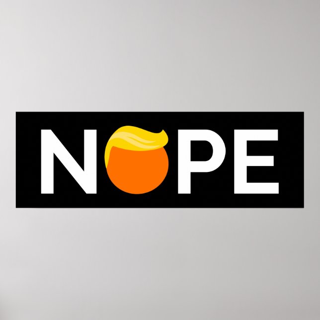 Anti-Trump - Nope Edition Poster (Framsidan)