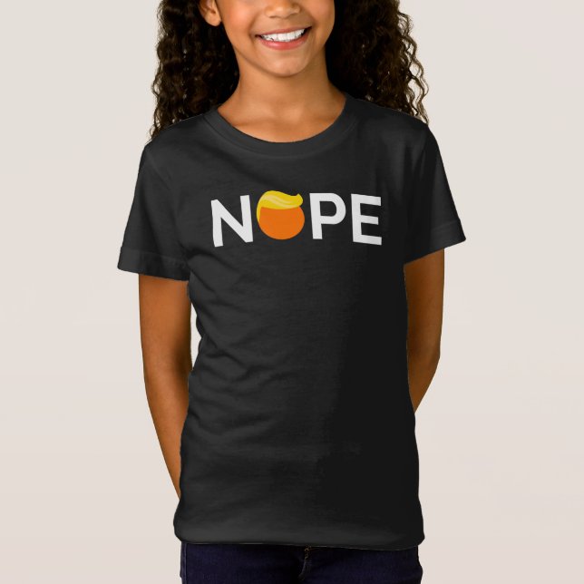 Anti-Trump - Nope Edition T Shirt (Framsida)