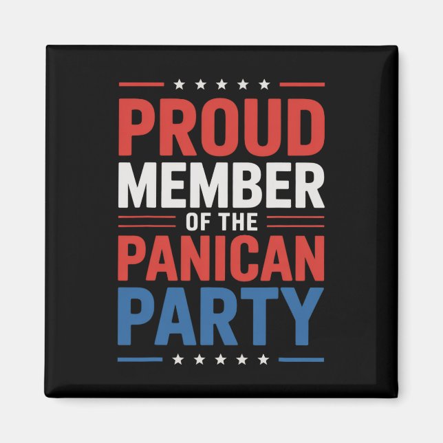 Anti Trump Panikpartiet  Magnet (Framsidan)