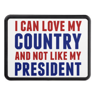 Anti Trump Patriotic Inte min president Dragkroksskydd