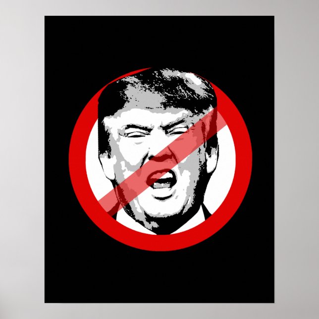 ANTI-TRUMP - - - POSTER (Framsidan)