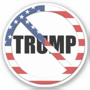 Anti-Trump Pro-Democracy Klistermärken