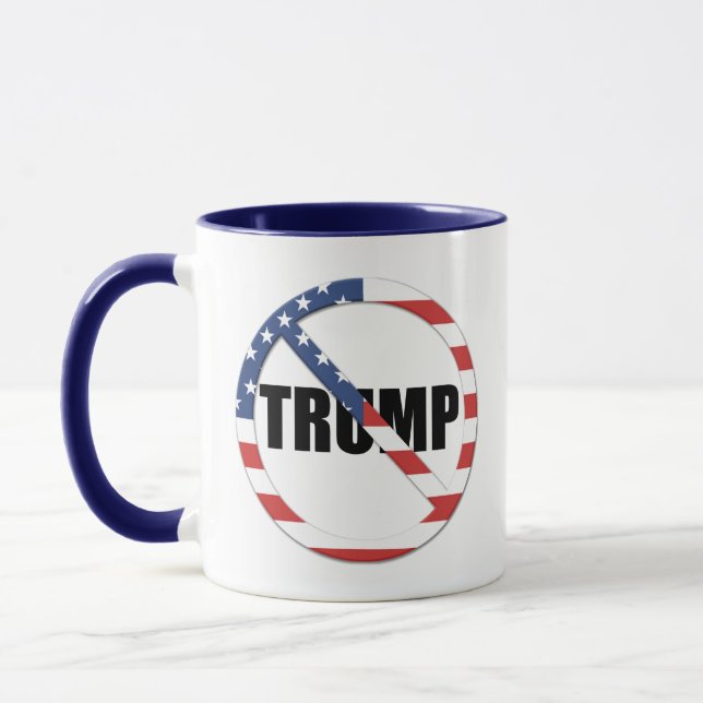 Anti-Trump Pro-Democracy Mugg (Vänster)