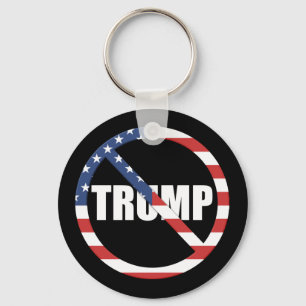 Anti-Trump Pro-Democracy Nyckelring