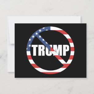 Anti-Trump Pro-Democracy Vykort