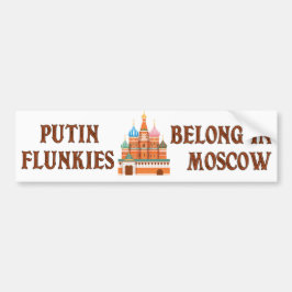 Anti Trump Putin Ryssland Bildekal