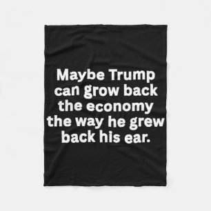 Anti-trump Rolig Sarksastisk Politisk Humor Satir Fleecefilt