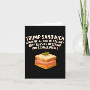 Anti Trump Sandwich Sign Funny Donald Kort