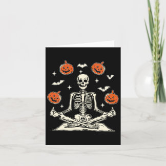 Anti Trump skelett Halloween långärmad Kort