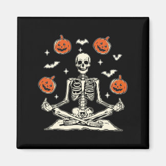 Anti Trump Skelett Halloween Långärmad Magnet