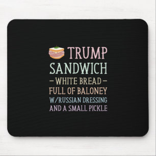 Anti Trump Smörgås Skylt Rolig Musmatta