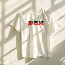 Anti Trump studentprotest slogan röd elegant T Shirt