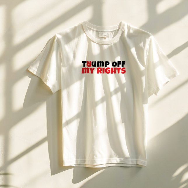Anti Trump studentprotest slogan röd elegant T Shirt (Skapare uppladdad)