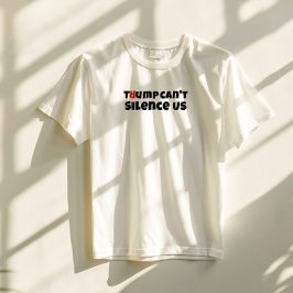 Anti Trump studentprotest slogan röd elegant T Shirt