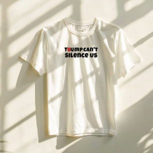 Anti Trump studentprotest slogan röd elegant T Shirt
