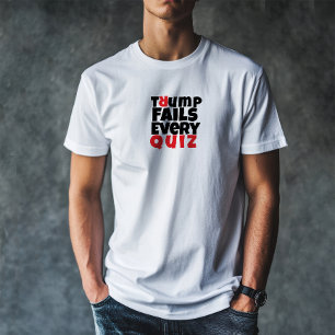 Anti Trump studentprotest slogan röd svart T Shirt