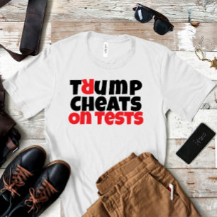 Anti Trump studentprotest slogan röd svart T Shirt