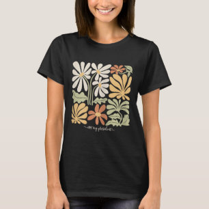 Anti Trump Subtle Not My President Flowers Womens T Shirt