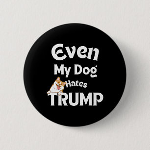 Anti Trump Tees Hund Hates Donald 3 Knapp