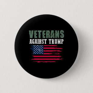 Anti Trump-tröjor - Veteraner mot Donald Trump Knapp