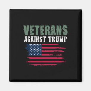 Anti Trump-tröjor - Veteraner mot Donald Trump Magnet