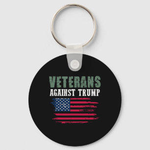 Anti Trump-tröjor - Veteraner mot Donald Trump  Nyckelring