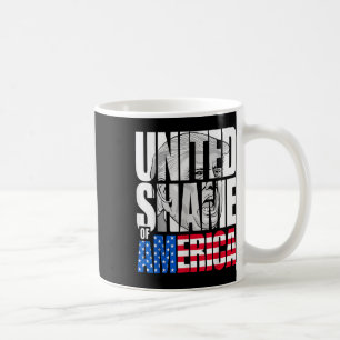 Anti Trump United Shame of America Flagga Kaffemugg