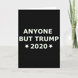 Anti-trump Valet 2020 Någon annan än Trump Kort