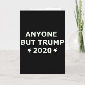 Anti-trump Valet 2020 Någon annan än Trump Kort