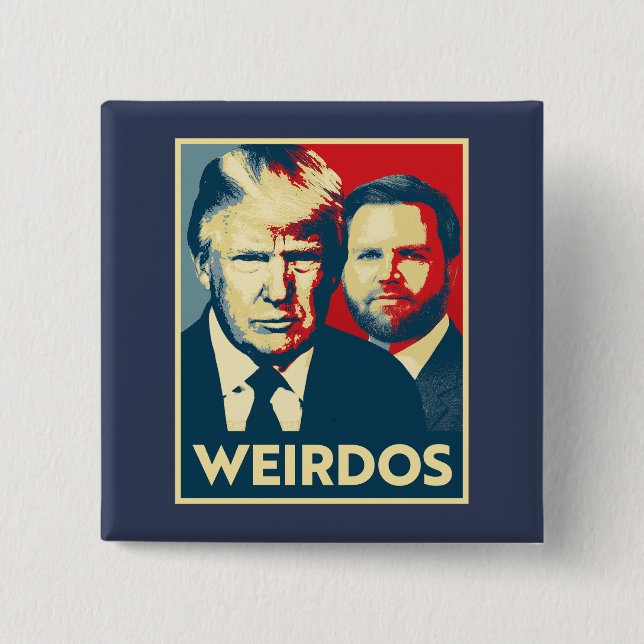 Anti Trump Vance - Weirdos Knapp (Framsida)