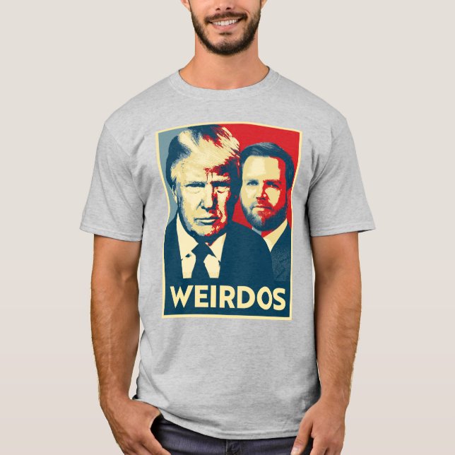 Anti Trump Vance - Weirdos T Shirt (Framsida)