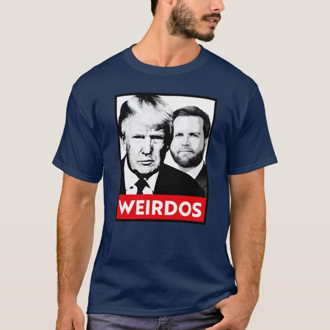 Anti Trump Vance - Weirdos T Shirt (Framsida)