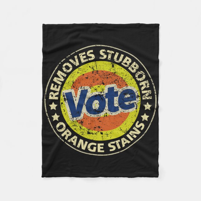 Anti-trump Vote Detergent Funny Gifts  Fleecefilt (Framsidan)