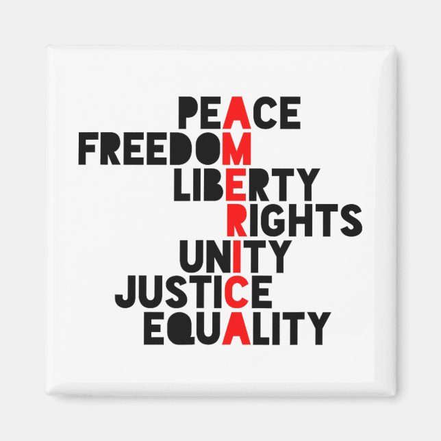 Anti-trumpy America:1 Magnet (Framsidan)