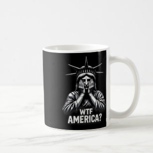 Anti-trumpy Policy and Democracy WTF America Kaffemugg