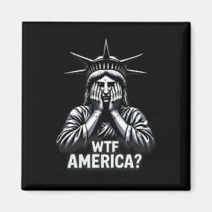 Anti-trumpy Policy and Democracy WTF America Magnet