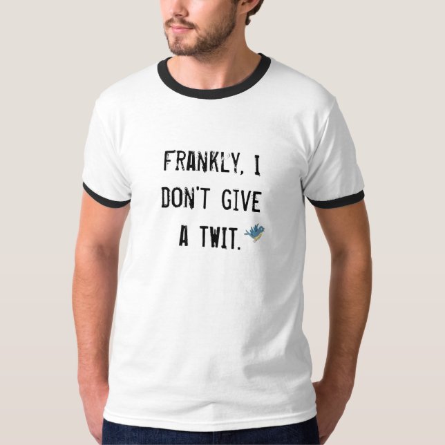 Anti-Twitter T-tröja T Shirt (Framsida)