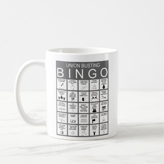 Anti Union Bingo Coffee Kopp (Vänster)