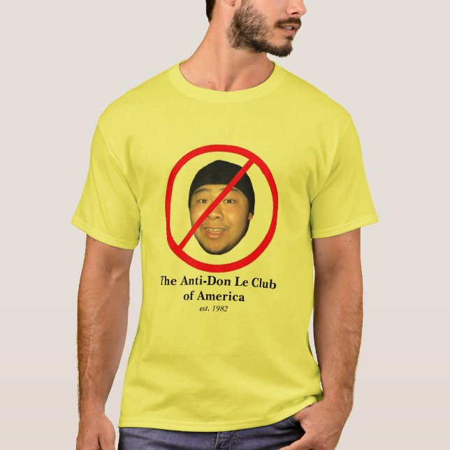 Anti-Universitetsläraren Le Klubba Skjorta Tee Shirt (Framsida)