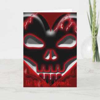 Anti-Valentin dag: Doomed hjärta Helgkort