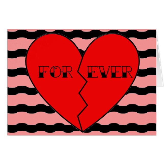 Anti-Valentindagen Hälsningskort (Framsidan Horizontal)