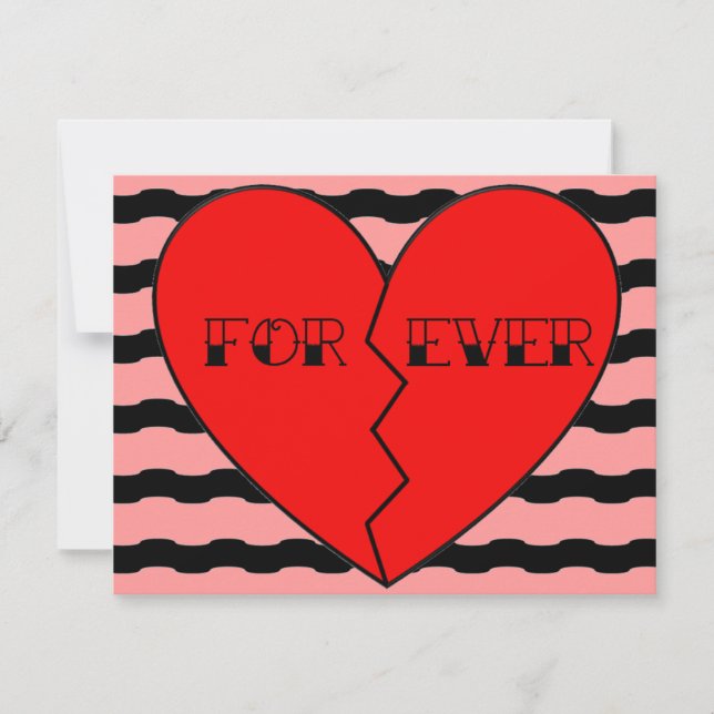 Anti-Valentindagen Julkort (Framsida)