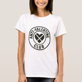 Anti-Valentine Club – Broken Heart Emblem T Shirt