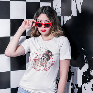Anti-Valentine Day Cupid är stupid T Shirt