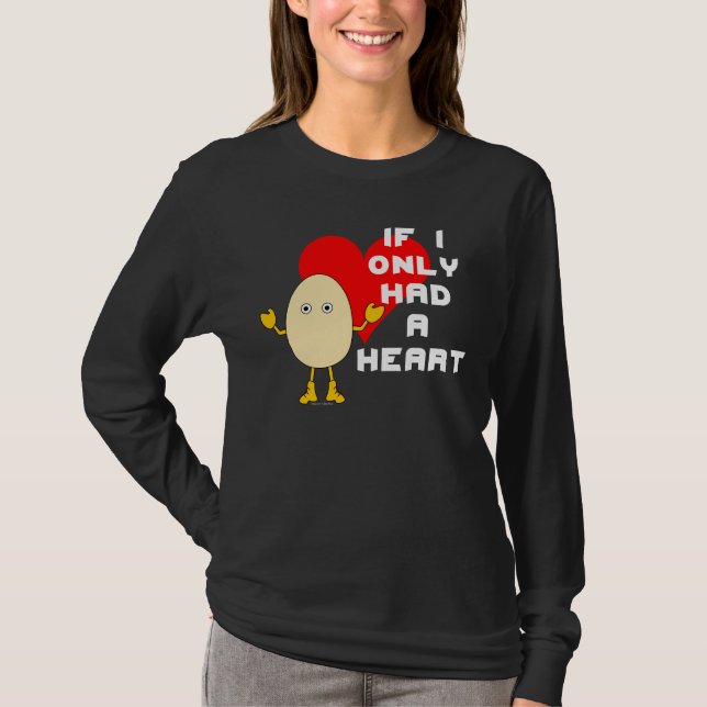 Anti-Valentine Egghead T Shirt (Framsida)