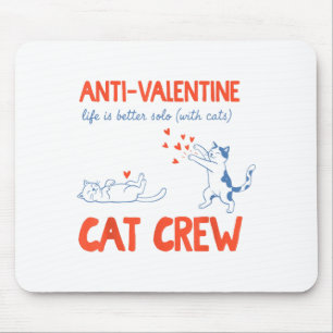 Anti Valentine Katt Crew Roligt Musmatta