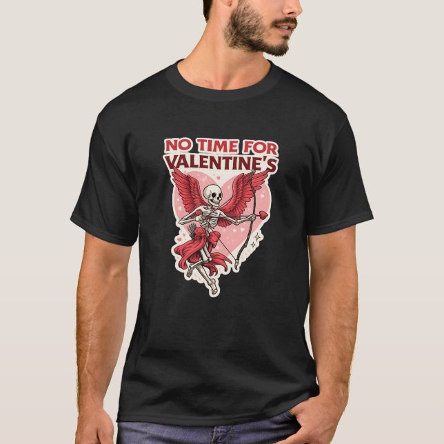 Anti-Valentine Tshirt T Shirt (Framsida)