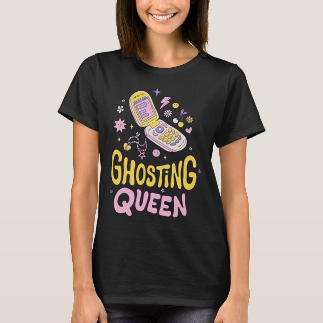 Anti Valentine Valentine's Day Love Proof Ghosting T Shirt (Framsida)