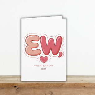 Anti Valentines Day Äckliga Par Humor Sarcastic Helgkort