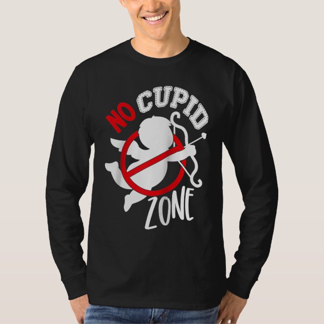 Anti Valentines Day Cupid Hates Me Anti Cupid Vale T Shirt (Framsida)
